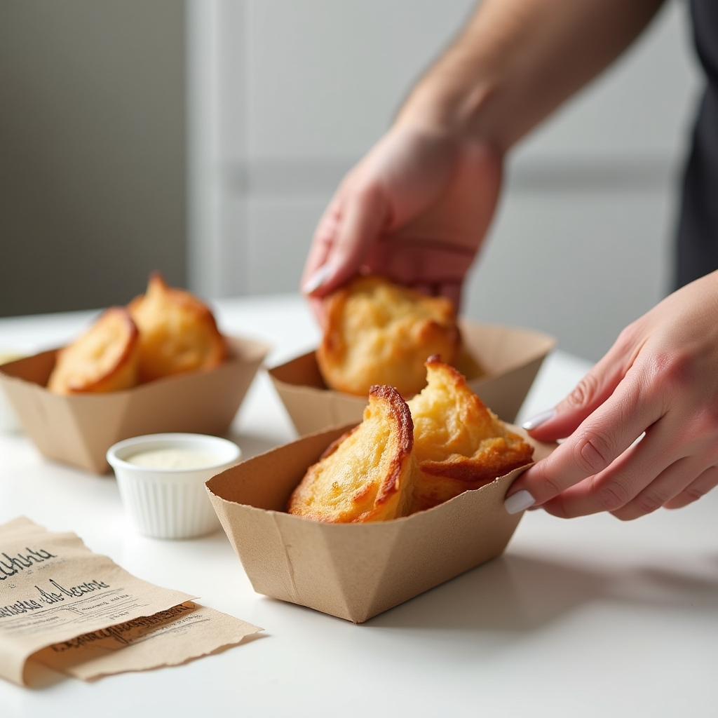 Упаковка свежих блюд для доставки